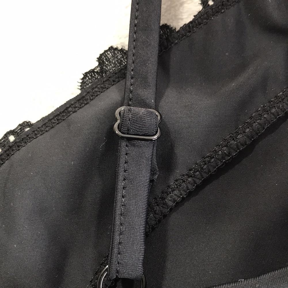 Skweez State Your Lace Body briefer Black Size Small New - Picture 10 of 11
